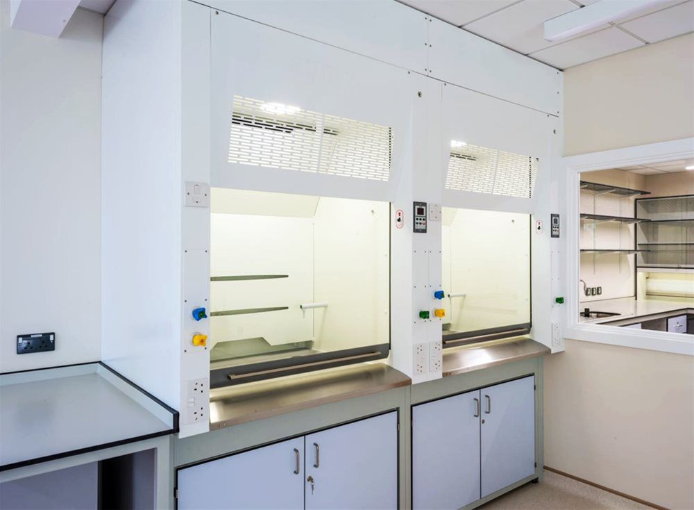 Trespa Panels used in laboratory furniture at Bader International Study Centre (BISC)
